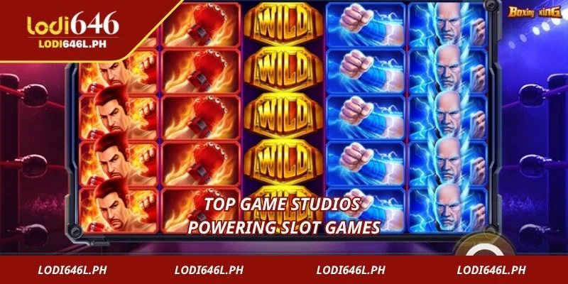 Top game studios powering slot games