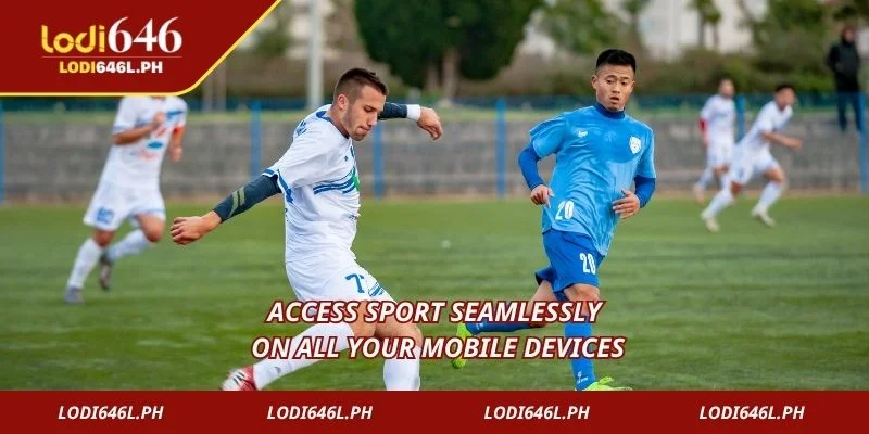 Access sport seamlessly on all your mobile devices