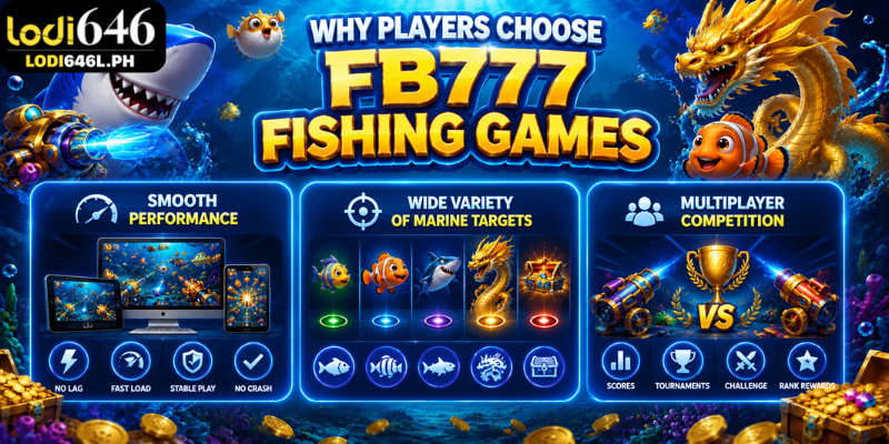 Why Players Choose FB777 Fishing Games